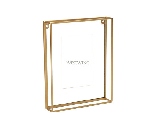 Porta-Retrato Luma - Dourado, Dourado | WestwingNow