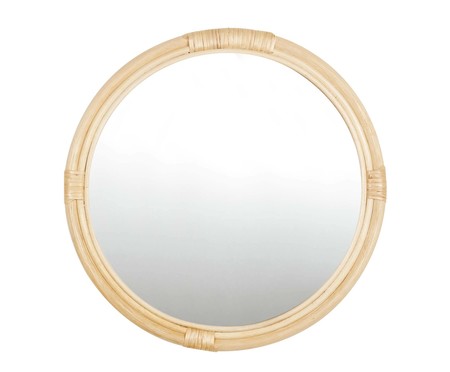 Espelho de Parede em Fibra Natural Davi - 50cm