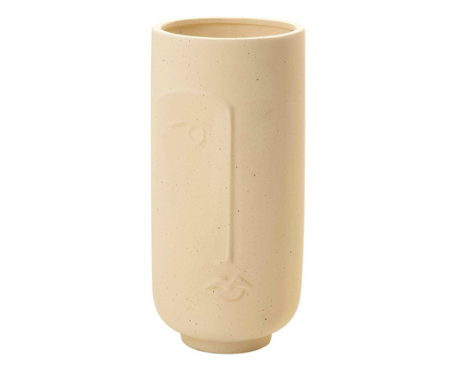 Vaso em Cerâmica Nina - Bege, Bege | WestwingNow