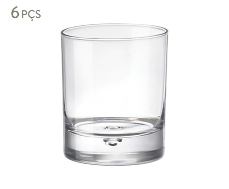 Jogo de Copos para Whisky Barglass - Transparente