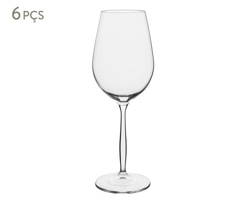 Jogo de Taças para Vinho em Cristal Nicks - Transparente, Transparente | WestwingNow