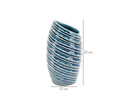 Vaso em Cerâmica Katina - Azul | WestwingNow
