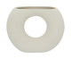 Vaso em Cerâmica Deena - Branco, Branco | WestwingNow