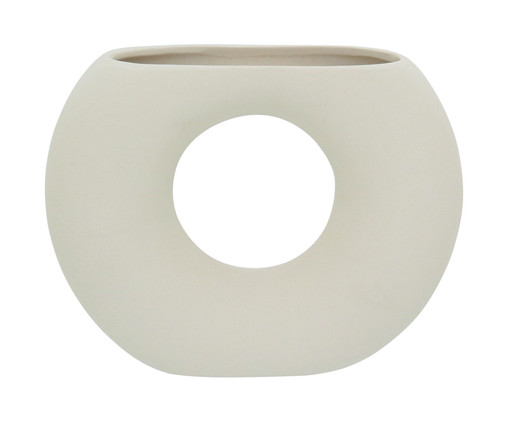 Vaso em Cerâmica Deena - Branco, Branco | WestwingNow