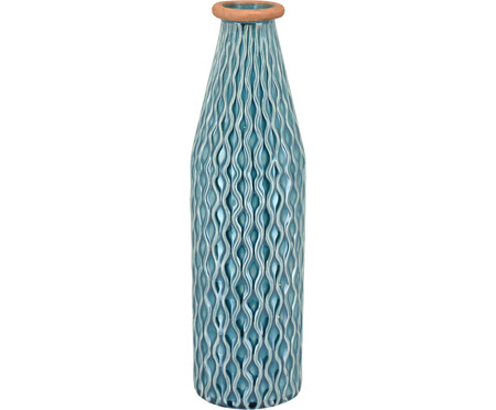Vaso em Cerâmica Kathleen - Azul
