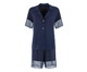 Pijama Curto Romanelli - Azul Marinho, Azul Marinho | WestwingNow