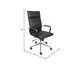 Cadeira Office Soft Alta - Preto, Preto | WestwingNow