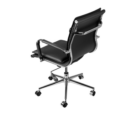 Cadeira Office Soft Baixa - Preto | WestwingNow