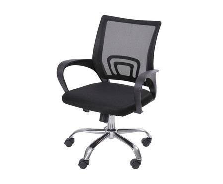 Cadeira Office Tok sem relax - Preto | WestwingNow