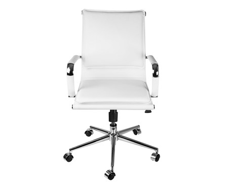Cadeira Office Soft Baixa - Branco | WestwingNow