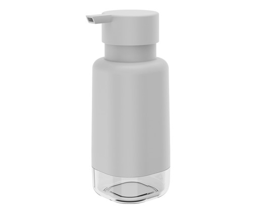 Dispenser para Sabonete Líquido Bastos Branco - 500ml, Cinza | WestwingNow