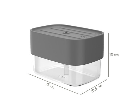 Dispenser de Detergente e Organizador Viana - Cinza | Westwing