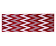 Tapete Passadeira Renaissance Zigzag - Vermelho, Vermelho | WestwingNow