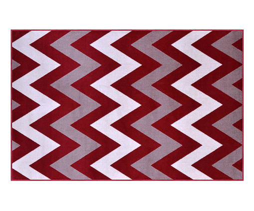 Tapete Renaissance Zigzag - Vermelho, Vermelho | WestwingNow