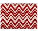 Tapete Classic Chevron - Bege e Vermelho, Bege e Vermelho | WestwingNow