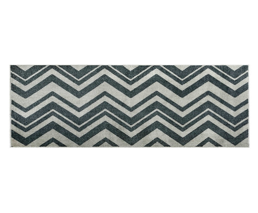 Tapete Passadeira Classic Chevron - Cinza, Cinza | WestwingNow