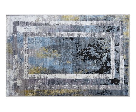 Tapete Turco Manhattan - Cinza e Azul | Westwing
