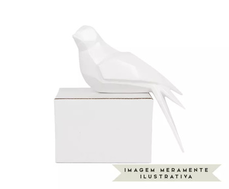 Adorno Oiseau Pássaro Branco | WestwingNow