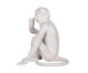 Luminária de Mesa Macaco Sentado Branca Bivolt, Branco | WestwingNow