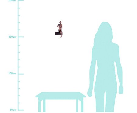 Adorno de Parede Homem Descansando | Westwing