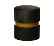 Puff Duo - Preto e Dourado | WestwingNow