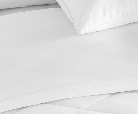 Jogo de Lençol Basic Percalle Branco 180 Fios | Westwing