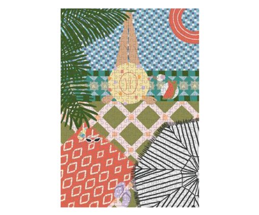 Quebra-Cabeça Westwing Pool Party Azul - 500 Peças, Azul | WestwingNow