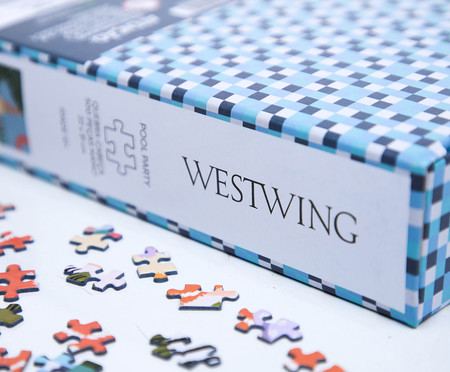 Quebra-Cabeça Westwing Pool Party Azul - 500 Peças | WestwingNow