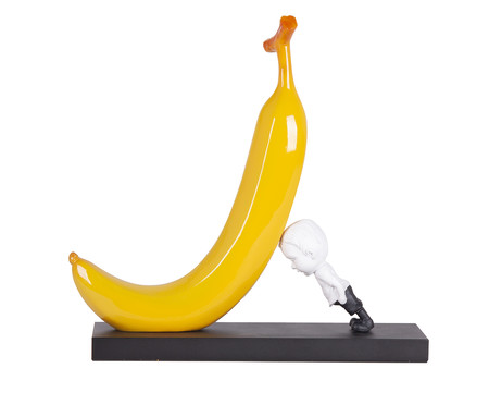 Escultura em Resina Banana
