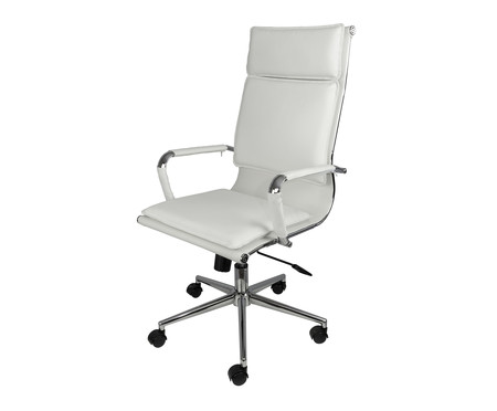 Cadeira Office Soft Alta - Branco | WestwingNow
