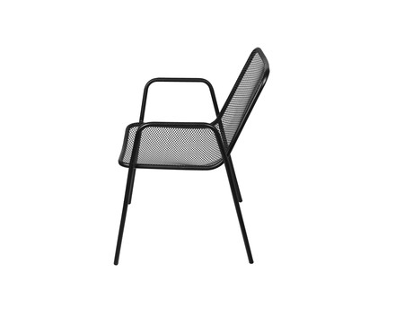 Cadeira Una com braço - Preto | WestwingNow