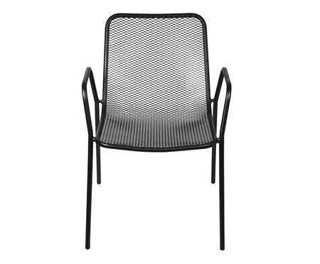 Cadeira Una com braço - Preto | WestwingNow