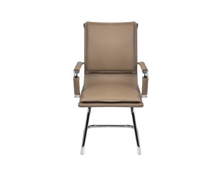 Cadeira Office Soft Fixa - Caramelo | WestwingNow