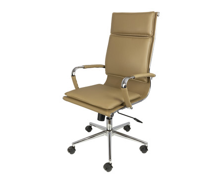 Cadeira Office Soft Alta - Caramelo | WestwingNow