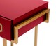 Mesa de Cabeceira Glam Firebrick - Vermelho, Vermelho | WestwingNow