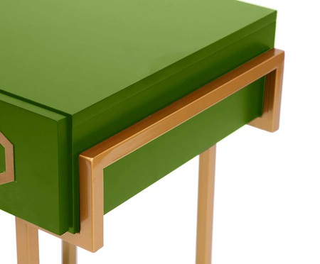 Mesa de Cabeceira Glam Olivedrab - Verde Musgo | WestwingNow