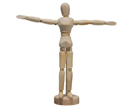 Escultura Boneco Articulado l - Bege | WestwingNow