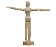 Escultura Boneco Articulado l - Bege | WestwingNow