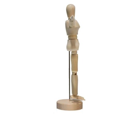Escultura Boneco Articulado ll - Bege | WestwingNow