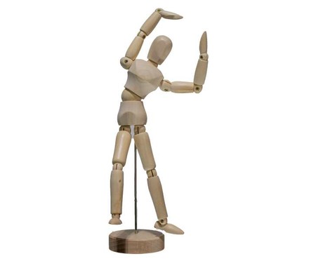 Escultura Boneco Articulado ll - Bege | WestwingNow