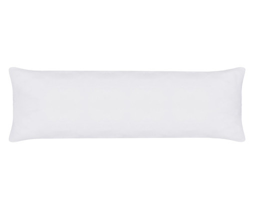 Capa Protetora para Travesseiro Body Pillow Branca - 200 Fios, Branco | WestwingNow