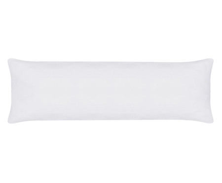 Capa Protetora para Travesseiro Body Pillow Branca - 200 Fios