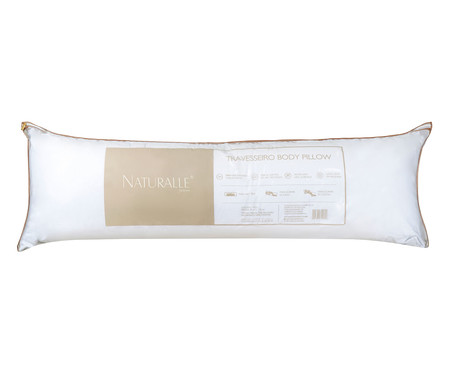 Travesseiro Naturalle Body Pillow Branco - 200 Fios | WestwingNow