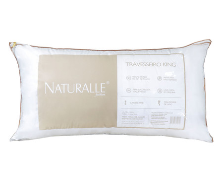 Travesseiro Naturalle King Branco - 200 Fios | WestwingNow