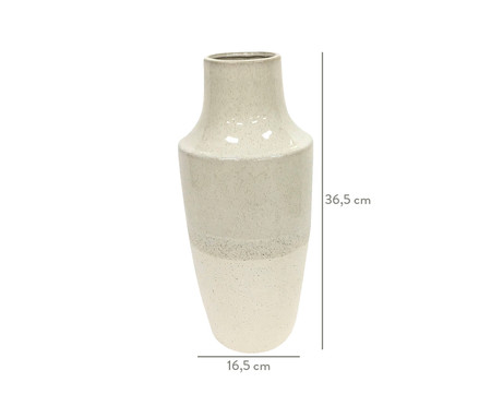 Vaso em Cerâmica Kestel - Bege | WestwingNow