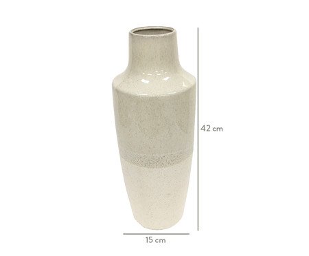 Vaso em Cerâmica Kestel - Bege | Westwing