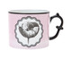 Xícara para Chá em Porcelana Herbariae - 01 Pessoa, Rosa e Preto | WestwingNow