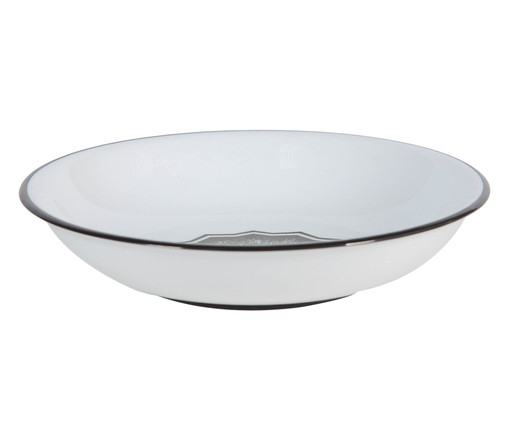 Bowl em Porcelana Herbariae - Branco e Preto, Branco e Preto | WestwingNow