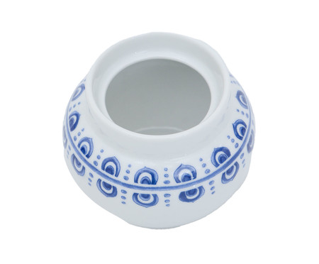 Açucareiro em Porcelana Azure - Branco e Azul | WestwingNow
