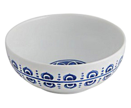 Saladeira em Porcelana Azure - Branco e Azul, Branco e Azul | WestwingNow
